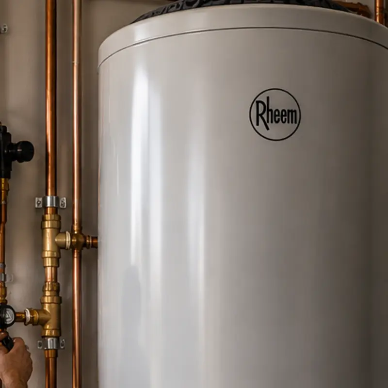 Hot water cylinder installation